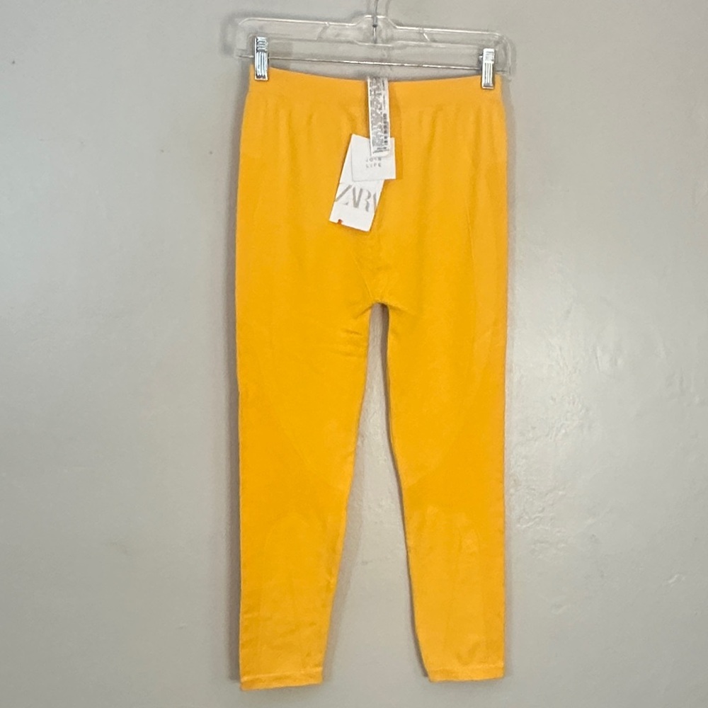Zara Bright Yellow Leggings